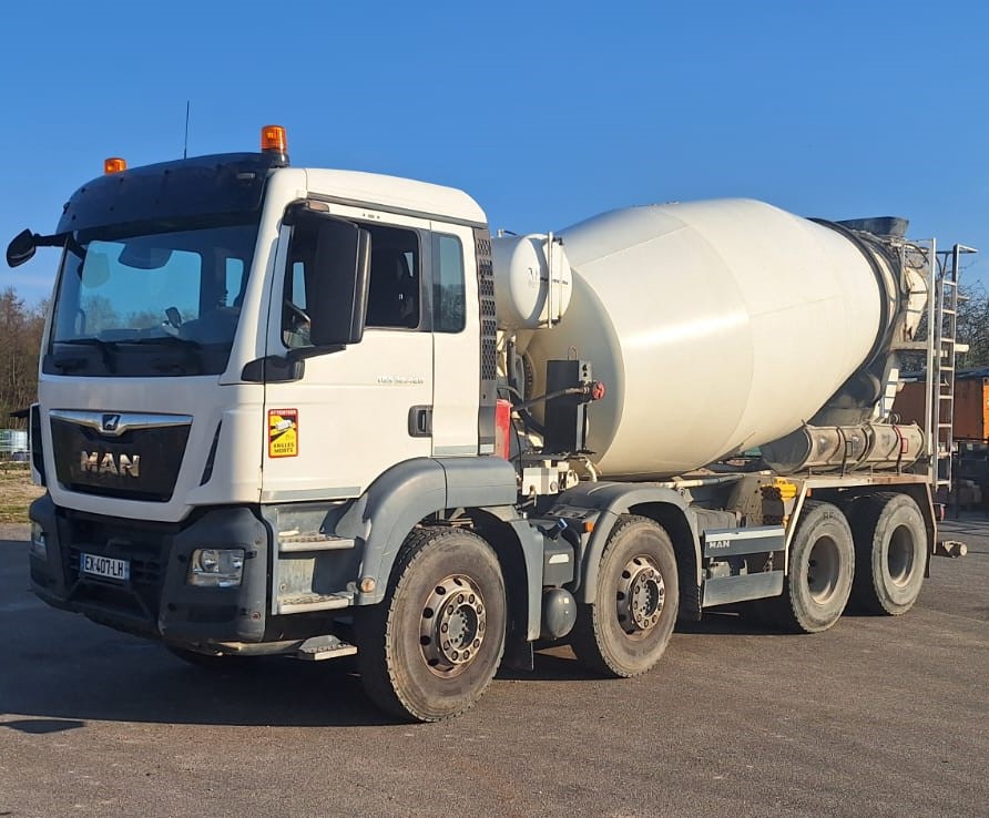 Flotte de camions toupie MK Béton pour contrats annuels